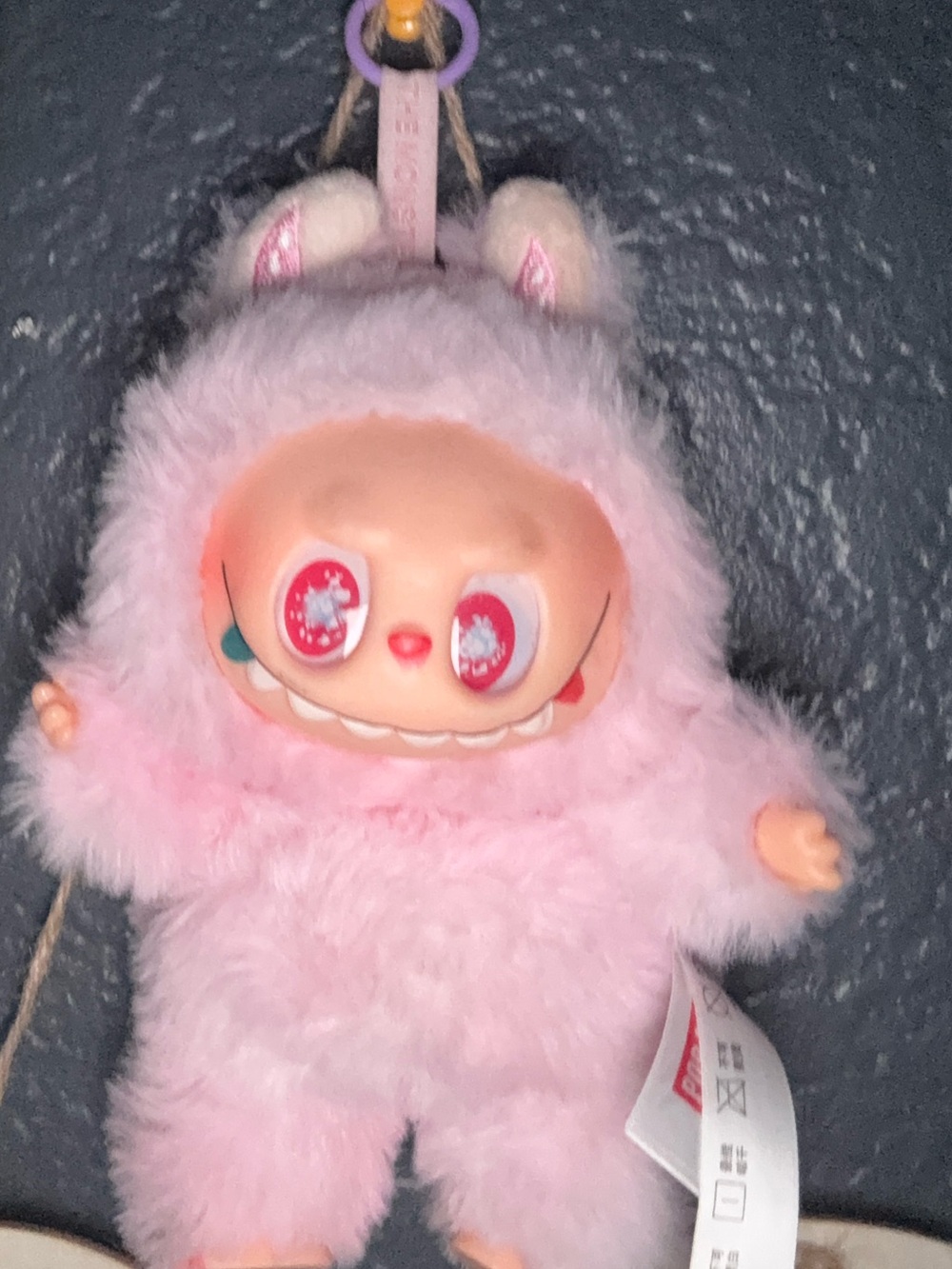 Pink labubu